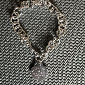 Return to Tifanny Silver Heart Bracelet
